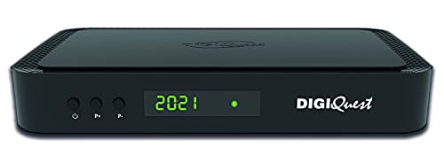 Digiquest Decoder Tivùsat Combo 4K Q60 | Ricevitore Satellitare Hbbtv, Doppio Tuner | Videoregistratore E Timeshift | Mediaplayer | Smartcard Tivùsat