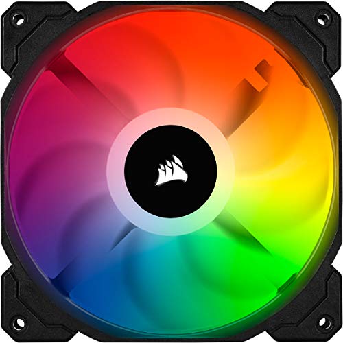 Corsair Icue Sp140 Rgb Pro, Led Rgb, Bassa Rumorosità, Flusso D'Aria Elevato, Ventola Di Raffreddamento A Custodia (Confezione Singola), 140 Mm