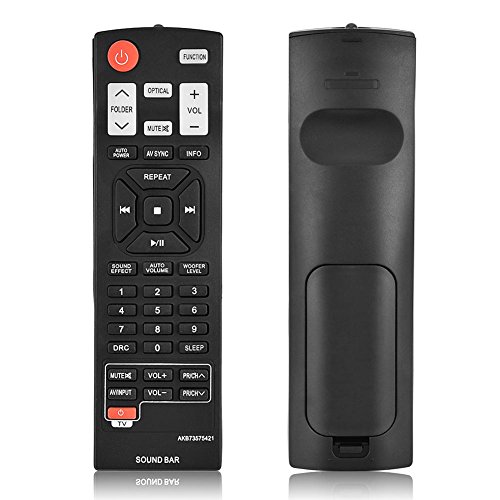 Telecomando Per Lg Soundbar, Bewinner Telecomando Sostitutivo Per Lg Soundbar Akb73575421 Nb2420A Nb3520A Nb4530B, Fino A 10 Metri