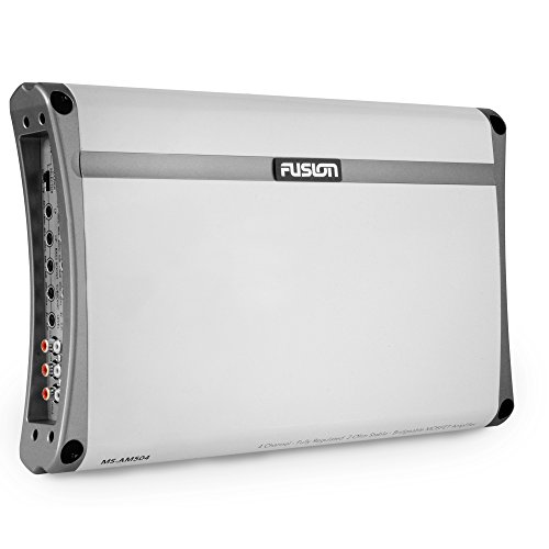 Fusion Am504 Marine 4 Canali Amplificatore In Classe Ab 500 W, Colore: Grigio