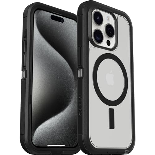 Cover Per Iphone 15 Pro Otterbox Defender Xt Con Magsafe, Resistente A Shock E Cadute, Cover Ultra Robusta, Testata 5X Vs Le Norme Anti Caduta Mil-Std