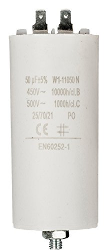 Fixapart W1-11050N Fixed Capacitor Cilindrico Bianco Condensatore