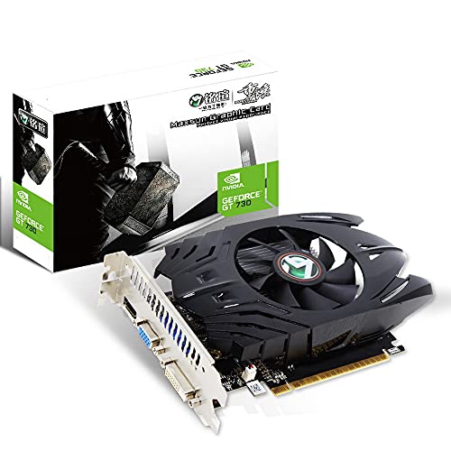 Maxsun Geforce Gt 730 - Scheda Video Nvidia Gpu Da 4 Gb Per Computer Pc Scheda Grafica 128 Bit Ddr3 Itx Design Pci Express Dvi-I, Hdmi, Vga