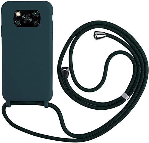 Xingting Eu Collana Porta Cellulare Compatibile Con Custodia Per Xiaomi Poco X3 Nfc-Custodia Da Collo Per Smartphone,Cover Con Cordoncino Da Indossare