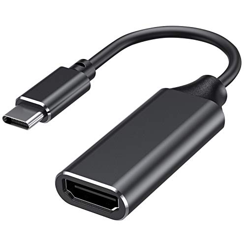 Adattatore Da Usb C A Hdmi, Adattatore In Alluminio Type C/Thunderbolt 3 A Hdmi 4K Compatibile Con Macbook Pro 2017-2019, Macbook Air, Samsung Note 9/