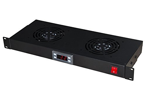 Link Modulo 2 Ventole Raffreddamento Con Display, Nero