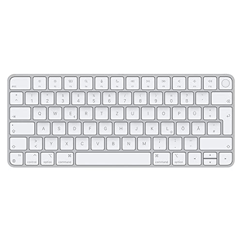 Mingfi Tpu Coperchio Della Tastiera Copritastiera Per Magic Keyboard Con Touch Id Modello A2449 A2450 (2021+) Eu/Iso Layout Della Tastiera - Trasparen