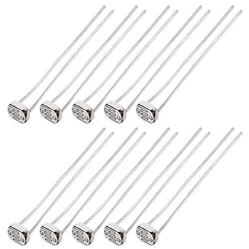 Ociodual 10X Fotoresistenza Ldr Gl5516 5Mm 10K Fotocellula Fotoresistenze Sensore Luce Luminosità Per Raspberry Pic Elettronica