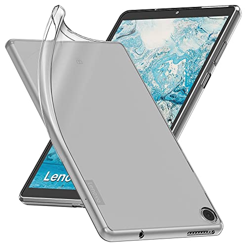 Ebeststar - Cover Per Lenovo Tab M8 2021 (3Rd Gen), M8 Hd 2019, Custodia Silicone Trasparente, Protezione Tpu Antiurto, Morbida Sottile Slim, Traspare