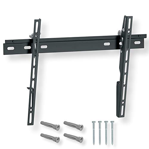 Nanook Supporto Tv A Muro Inclinabile Per Televisore 32-55 Pollici | Inclinazione | Soluzione Di Montaggio Per Televisori Lcd, Led E Oled | Compatibil