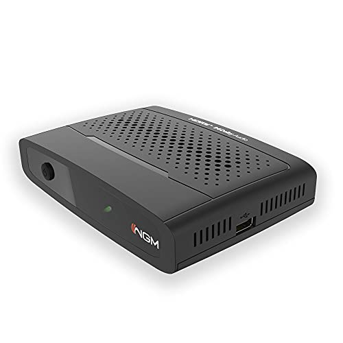 Digimediacom T8Hvc Voice, Ngm Decoder Digitale Terrestre T2 Con Comandi Vocali Alexa Integrati, Nero