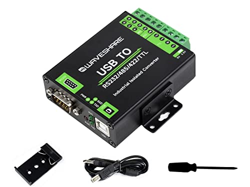 Usb To Rs232/485/422/Ttl Interface Converter Industrial Grade Isolated Usb Converter With Original Ft232Rnl Chip,300Bps ~ 3Mbps Baud Rate,Stable Trans