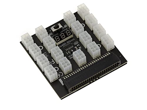 Kalea-Informatique Breakout Board 2400W Per Alimentatore Dell Con Connettore Atx 50-17 X P6 - Compatibile Con D750, Ds1100, D1600, D2000, D2400