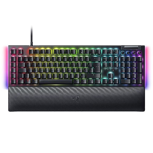 Razer Blackwidow V4 - Tastiera Gaming Meccanica Chroma Rgb (Switch Meccanici Verdi, 6 Tasti Macro Dedicati, Tasti Abs A Doppia Iniezione) Fr-Layout |