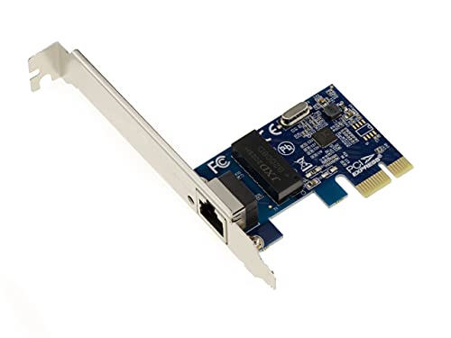 Kalea-Informatique Scheda Controller Di Rete Pcie 1 Porta Rj45 10 100 1000 Mbps Lan Gigabit Ethernet Con Chipset Realtek Rtl8111F Nic A Basso Profilo