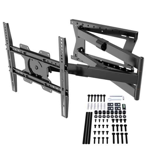 Xtrarm Titon 120 Cm Tv Supporto Da Parete, Braccio Girevole Extra Lungo, Rotante Nero, 120 Cm, Tv Max40 Kg, Vesa Max 400