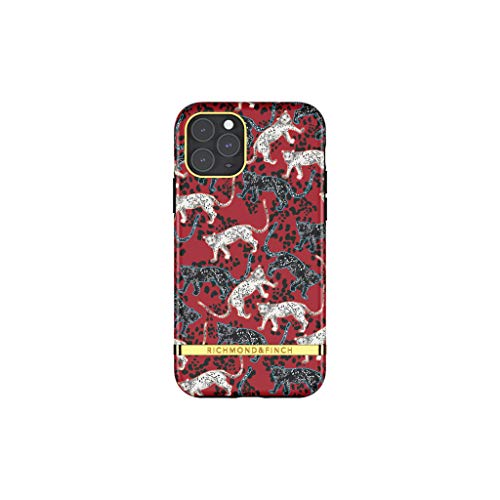 Richmond & Finch Progettata Per Iphone 11 Pro Custodia, Leopardo Rosso Cover, Antiurto, Resistente Ai Graffi Cover