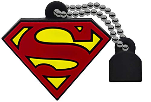 Emtec Ecmmd16Gdcc01 Chiavetta Usb 2.0, Serie Licenza, Collezione Dc Comics, 16 Gb, Superman, Materiale Gomma Morbida