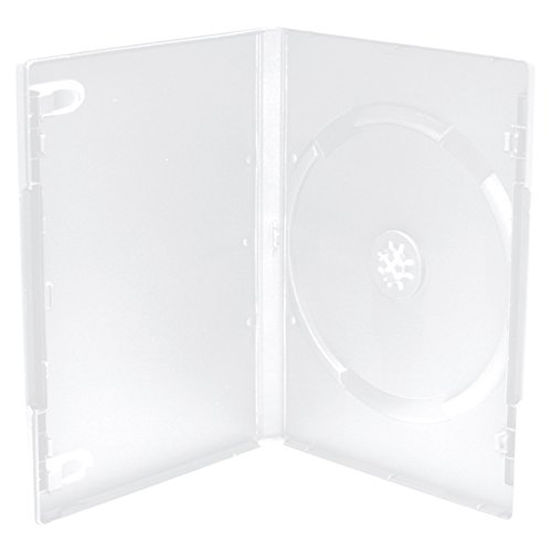 Mediarange Custodie Singole Box25 Per Cd, Dvd E Blu Ray, 14Mm Per Film E Giochi Con Tasca Trasparente Per Copertina, 25 Pezzi