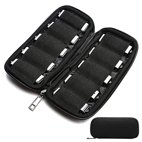 Inheming Custodia Per Chiavette Usb, Borsa Organizer Da Viaggio Impermeabile Per Unità Flash Usb/Pen Drive/Disco U