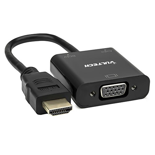 Vultech Sn21707 Adattatore Convertitore Hdmi To Vga E Audio, Nero