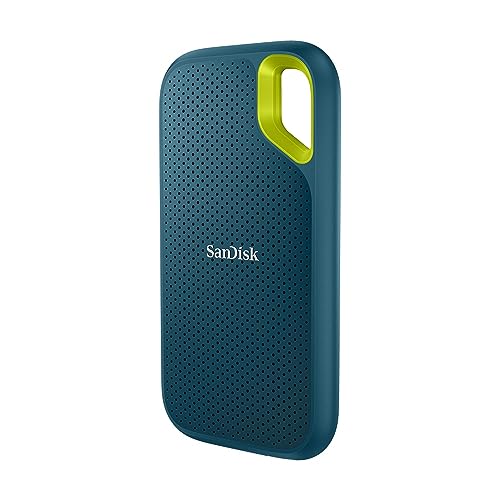 Sandisk 1Tb Extreme Ssd Portatile, Usb-C, Unità A Stato Solido Nvme Esterna, Fino A 1050 Mb/S, Indice Di Protezione Ip65 Per La Resistenza Ad Acqua E