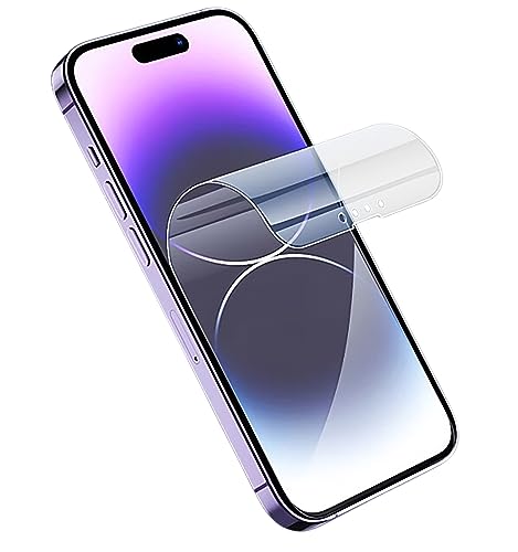 Giopuey [3 Pezzi Pellicola Prottetiva Compatibile Con Iphone 15 Pro, Tpu Flessibile, Ultra Sottile, Cover Compatibile,Resistente Ai Graffi