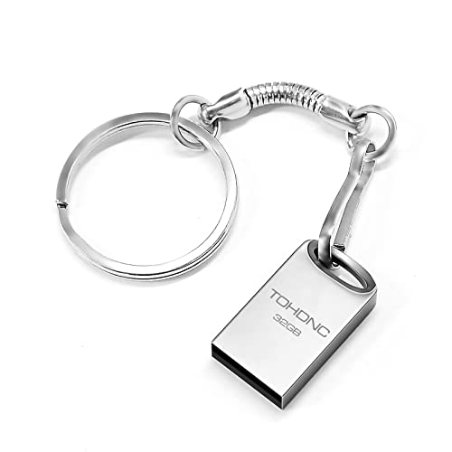 Chiavetta Usb 32Gb, Mini Metallo Penna Portatile Impermeabile Usb Key 32Gb Pendrive Usb2.0 Flash Drive Unità Memoria 32Giga Per Archiviazione Dati Pc,