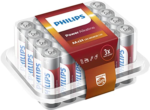 Philips Lr6P24P/10 - Power Alkaline Batteria Per Uso Domestico Single-Use Battery Aa Alcalino - 24 Pack