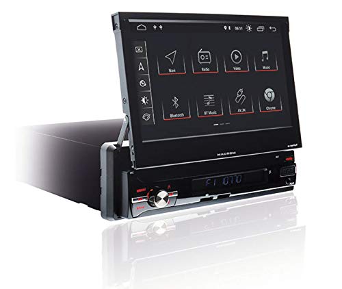 Macrom M-An6560 Autoradio Mono Din Motorizzato Android 9.0 7'' Pollici