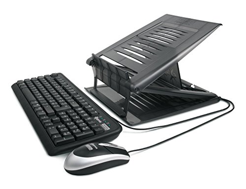 Hamlet Xtms100Km - Tiramisù Supporto Per Notebook Con Keyboard E Mouse