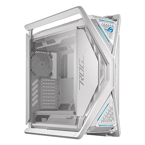 Asus Rog Hyperion Gr701 Pc Case, Supporta 2 Radiatori Da 420 Mm, 4 Ventole Pwm Da 140 Mm, Pannelli Laterali Pieghevoli, Supporto Vga Integrato E Hub A