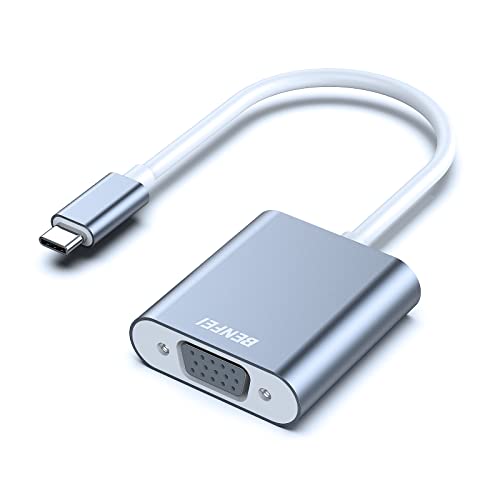 Benfei Adattatore Usb C A Vga, Adattatore Usb Tipo C A Vga [Compatibile Thunderbolt 3/4] Maschio A Femmina, Convertitore Per Iphone 15 Pro/Max Macbook