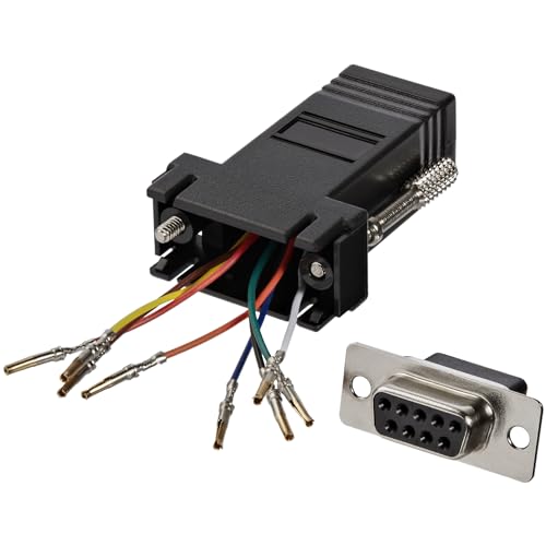 Startech.Com Gc98Ff Adattatore Modulare Da Db9 A Rj45, F/F, Nero