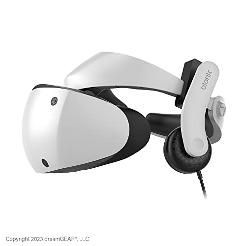 Bionik Dreamgear Mantis Vr Headphones: Compatible With Playstation Vr2, Adjustable Design, Direct Connection To Psvr, Hi-Fi Sound, Slim Design/Ps4/Ps5