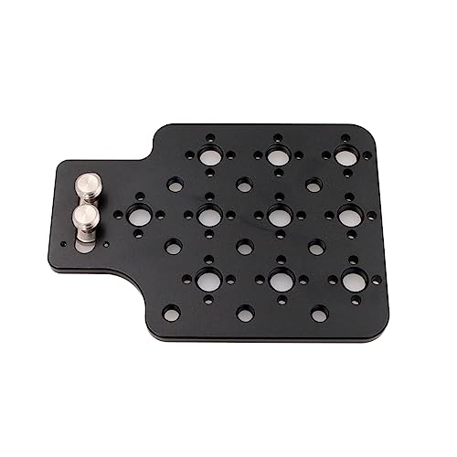 Hangton Universale Piastra Formaggio Macchina Fotografica Montaggio Laterale 3/8 "1/4" Filettatura Per Sony Arri Red Teradek Vaxis Rig Ricevitore Wire