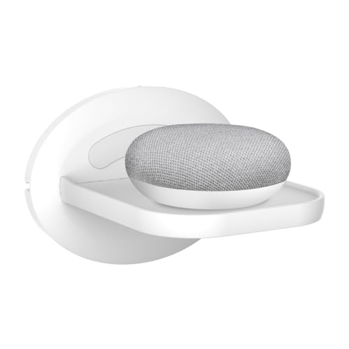 Supporto A Muro Cozycase Per Google Home, Google Home Mini, Google Wifi, Altoparlante Intelligente, Videocamere Di Sicurezza Mensole Da Muro - Soluzio