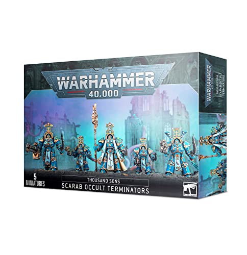 Games Workshop Warhammer 40K - Thousand Sons Scarab Occult Terminators