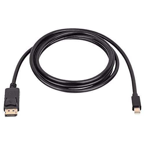Akyga Cavo Displayport – Minidisplayport Ak-Av-15 1,8 M Oro Plated Nero Adattatore Dp To Mini Dp 4K 24 Bit Nvidia G-Sync Ams Freesync