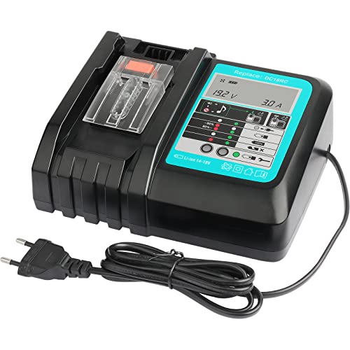 Wtl Dc18Rc/Dc18Ra/Dc18Sd Chargeur Rapide Pour Batteries Coulissantes Li-Ion Makita 14,4V-18V, Chargeur De Remplacement Pour Chargeur Makita 18V (19558