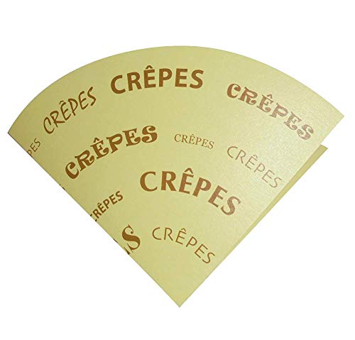 Sdg Pz 100 Astuccio Porta Crepe Pieghevole In Carta Alimentare Crepes Take Away