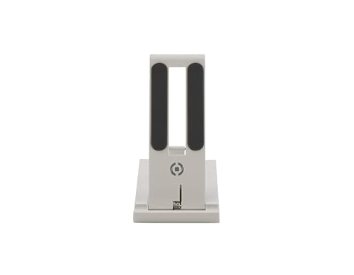 Celly, Desk Holder, Supporto Cellulare Fino A 7", Struttura Richiudibile, Porta Cellulare Con Regolazione Inclinazione, Compatibilità Universale, Colo