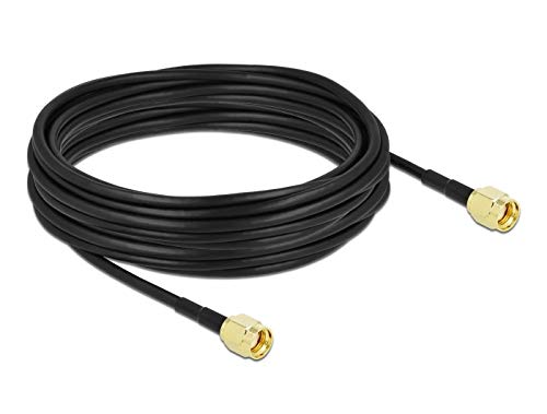 Delock Cable De Antena Rp-Sma Macho A Rp-Sma Macho Lmr/Cfd100 10 M Low Loss