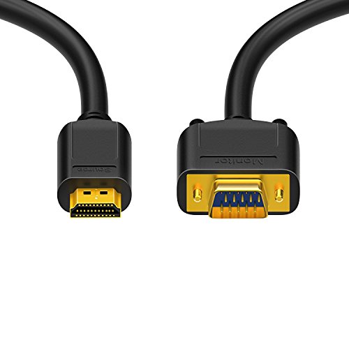Hdsupply Hdmi/Vga Kabel 5,00M, Nero