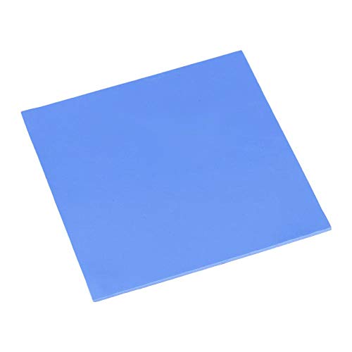 Zerone 100 X 100 X 2,0 Mm Cpu Thermal Pad Pad Silicone Conducibilità Termica Foglio Isolamento Pasta Gap Filler Dissipatore Di Raffreddamento Pad (Blu