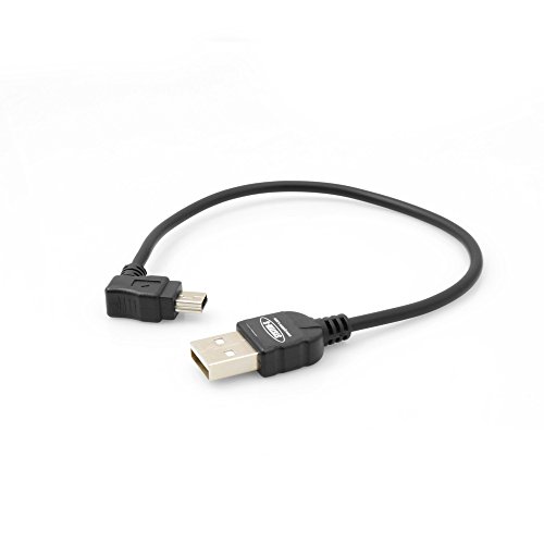 System-S Mini Usb Cavo Angolato 90 Gradi Angolo Maschio Cavo Dati Cavo Di Ricarica, 20 Cm