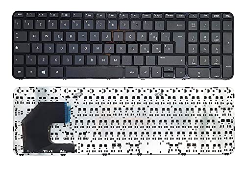 Siliconvalleystore Tastiera Italiana Con Frame Compatibile Per Notebook Hp 696284-061 Keyboard 701684-061 703915-061 Aeu36I00010 2B-06409Q110 Sg-58000