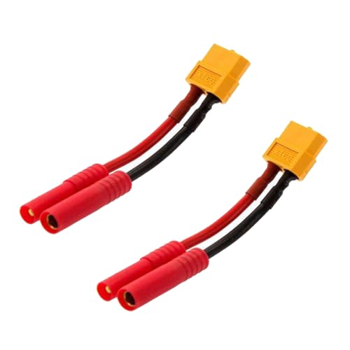Boladge 2 Pezzi Adattatore De Connettore Femmina Spina Xt60 A Connettore Bullet Spina Banana Hxt 4Mm 4.0Mm Per Batteria Rc Lipo