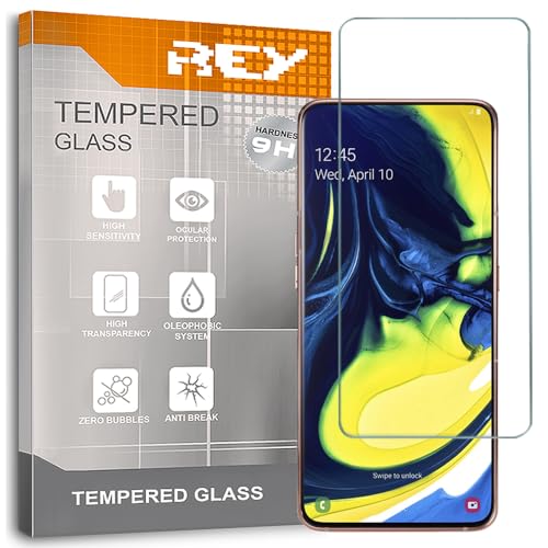 Rey Pellicola Salvaschermo Per Samsung Galaxy A80 / Galaxy A90 - Galaxy M11, Vetro Temperato, Di Qualità Premium