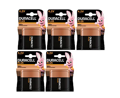 5X Duracell Plus Mn 1203 3Lr12 4,5V (5 Blister Da 1 Batteria) 5 Pile